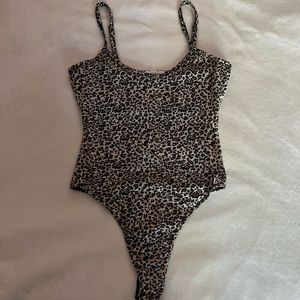 Leopard Print Bodysuit
